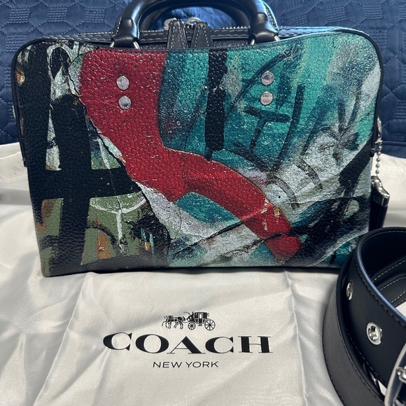 Coach Rogue Slim brief 25 X Mint + Serf - Picture 1 of 11